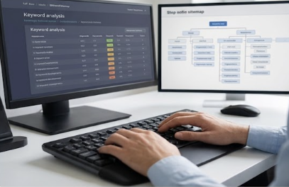 Estadísticas en laptop